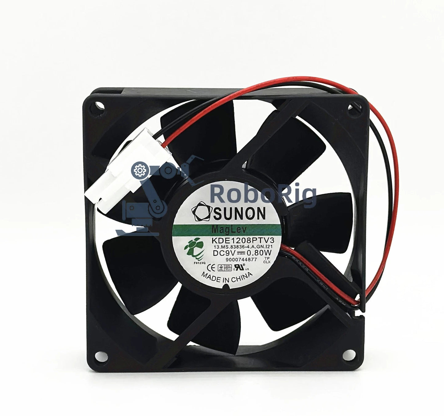SUNON KDE1208PTV3 9V/12V 0.06A 0.8W 8025 8CM 2-PIN Magnetic levitation fan