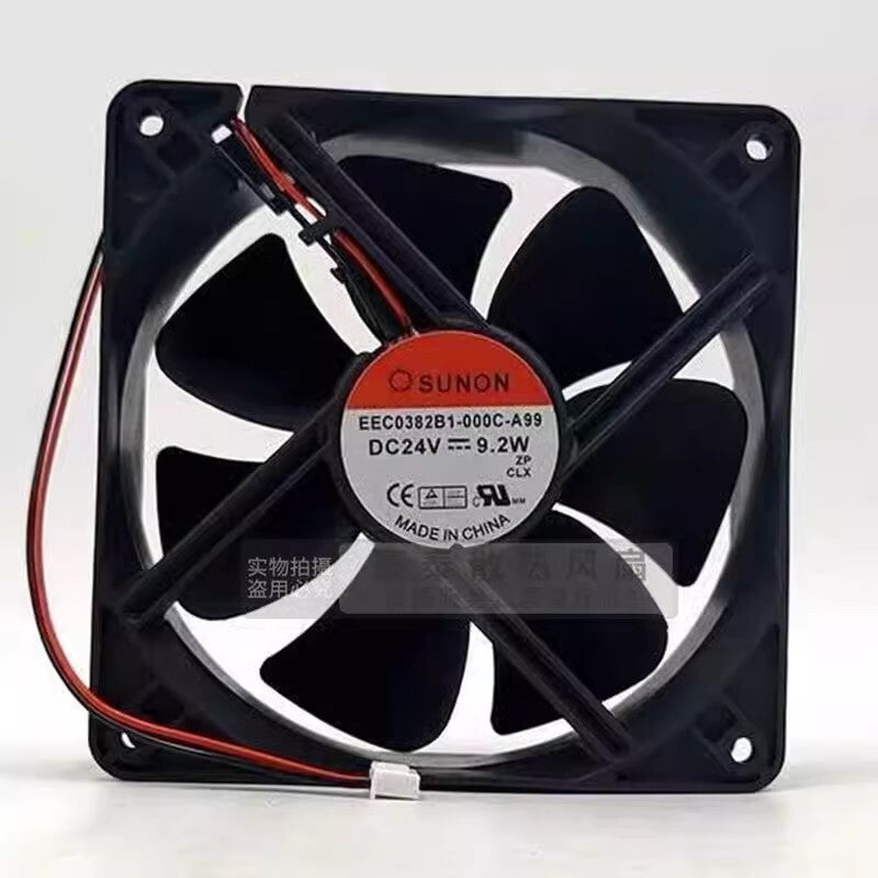SUNON EEC0382B1-000C-A99 12038 DC24V 9.2W 12CM 2-Pin Silent Cooling Fan