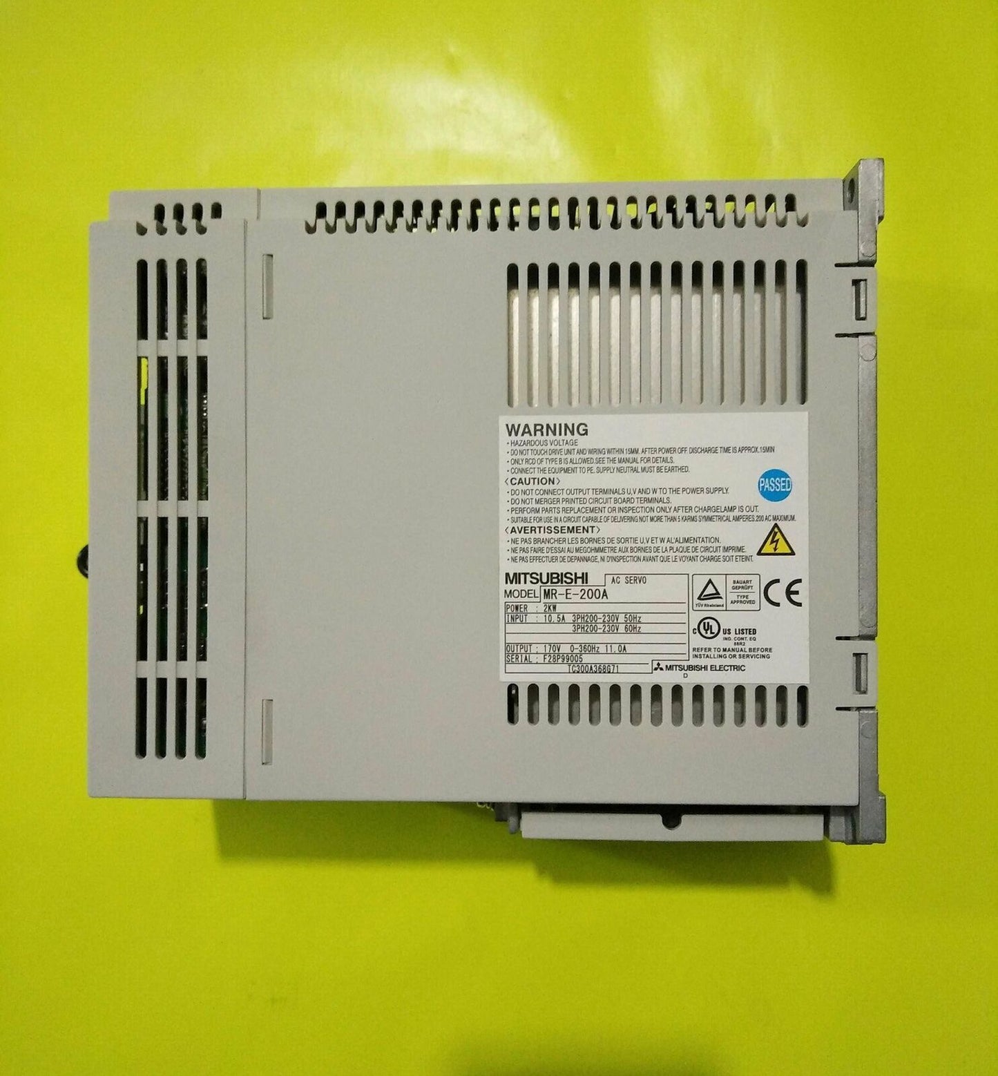 Mitsubishi MR-E-200A Servo Driver – Tested and Reliable - MITSUBISHI