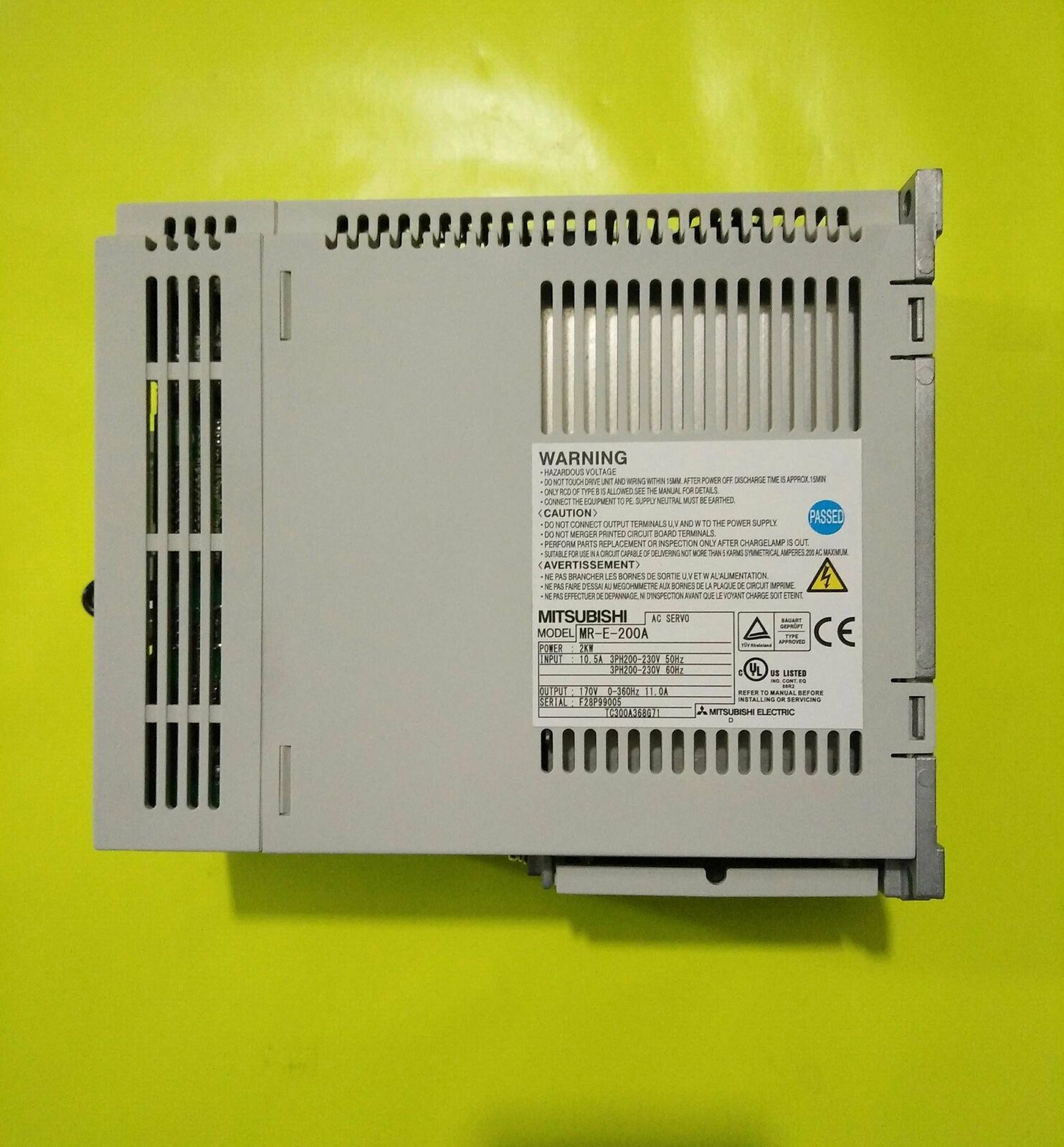 Mitsubishi MR-E-200A Servo Driver – Tested and Reliable - MITSUBISHI