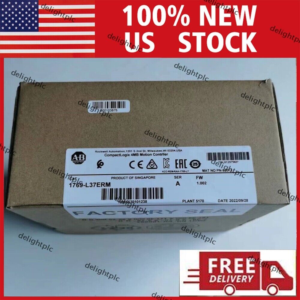 Brand New Allen-Bradley 1769-L37ERM Factory Sealed - ALLEN-BRADLEY
