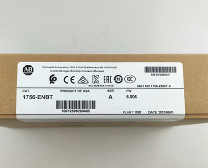 Allen-Bradley 1756-ENBT EtherNet/IP ControlLogix Module - ALLEN-BRADLEY