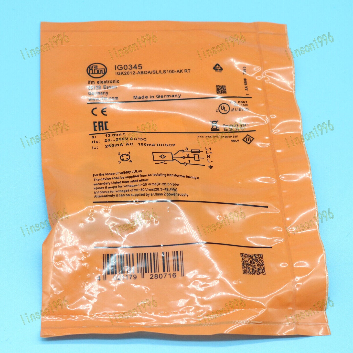 IG0345 IFM Sensor Switch - IFM