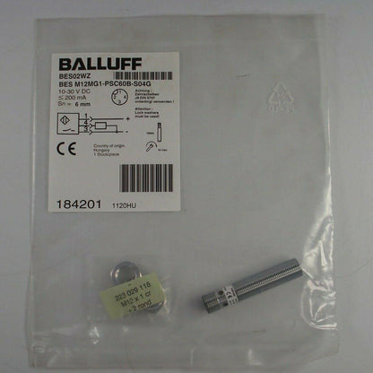1PC BALLUFF Proximity Switch M12MG1-PSC60B-S04G Fast Ship - BALLUFF