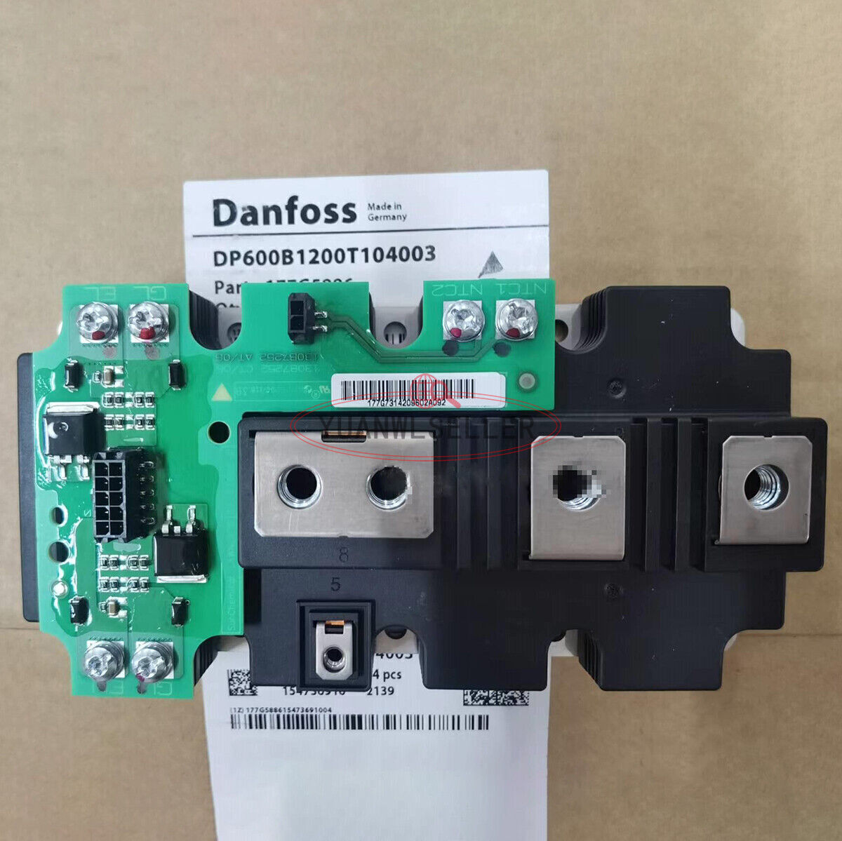 used 1PC DANFOSS DP600B1200T104003 Module With Board