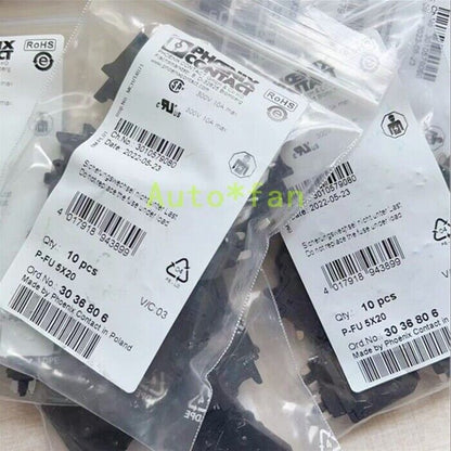 New 10PCS For Phoenix Contact P-FU 5X20 3036806 Fuse Plug Bag - PHOENIX CONTACT