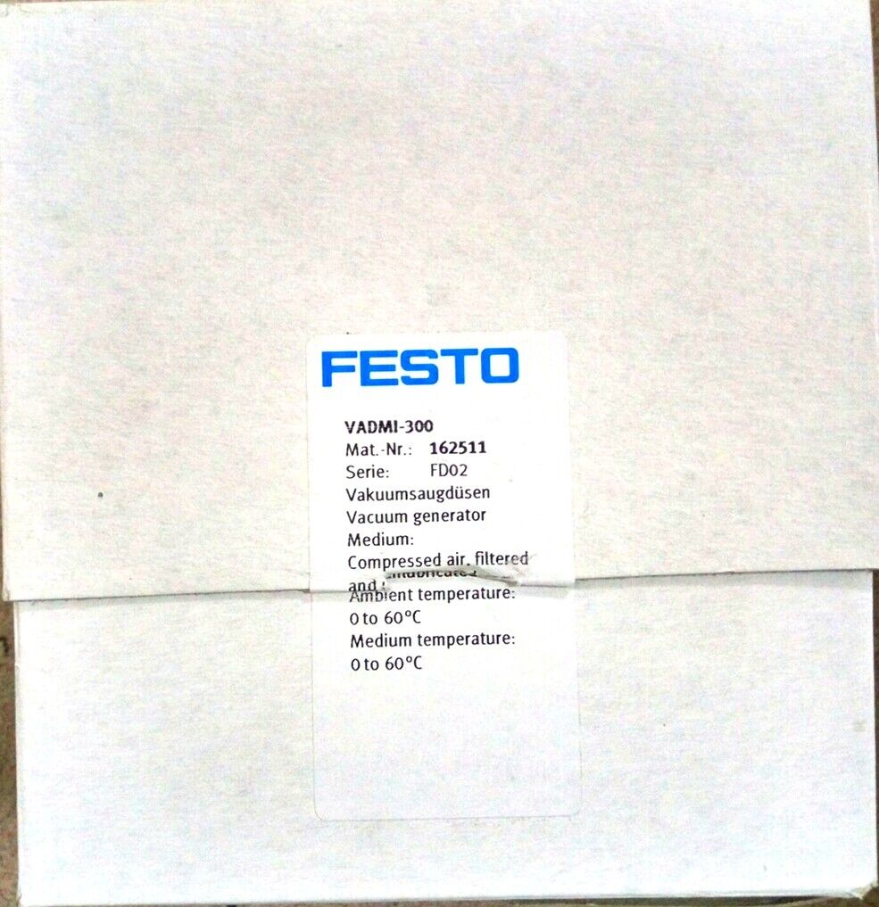 new   FESTO VADMI-300 162511 Vacuum Generator In Box