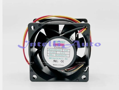 1PCS MQ6038E48B1 6038 DC48V 0.41A 6CM 3-Wire Violent Cooling Fan
