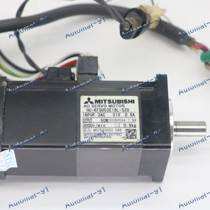 used 1PC Mitsubishi servo motor HC-KFS053E1BL-S20 In Good Condition - MITSUBISHI