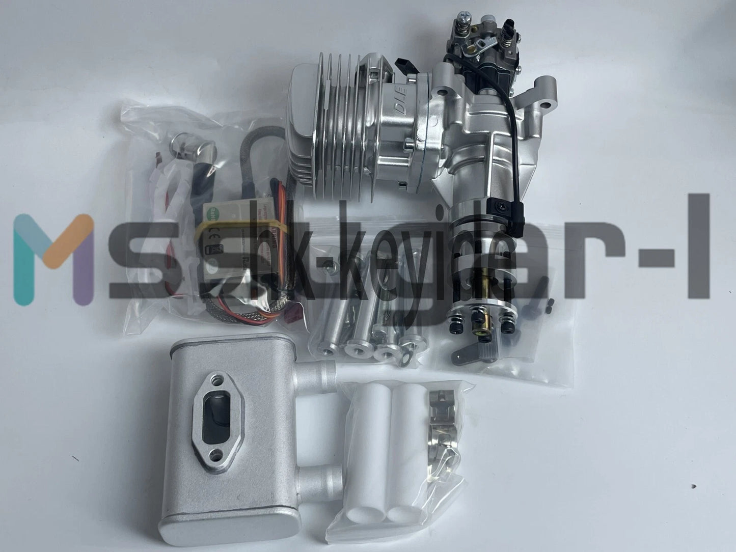 DLE35RA Engine W/Electronic Igniton &Muffler For 30CC 35CC RC Plane