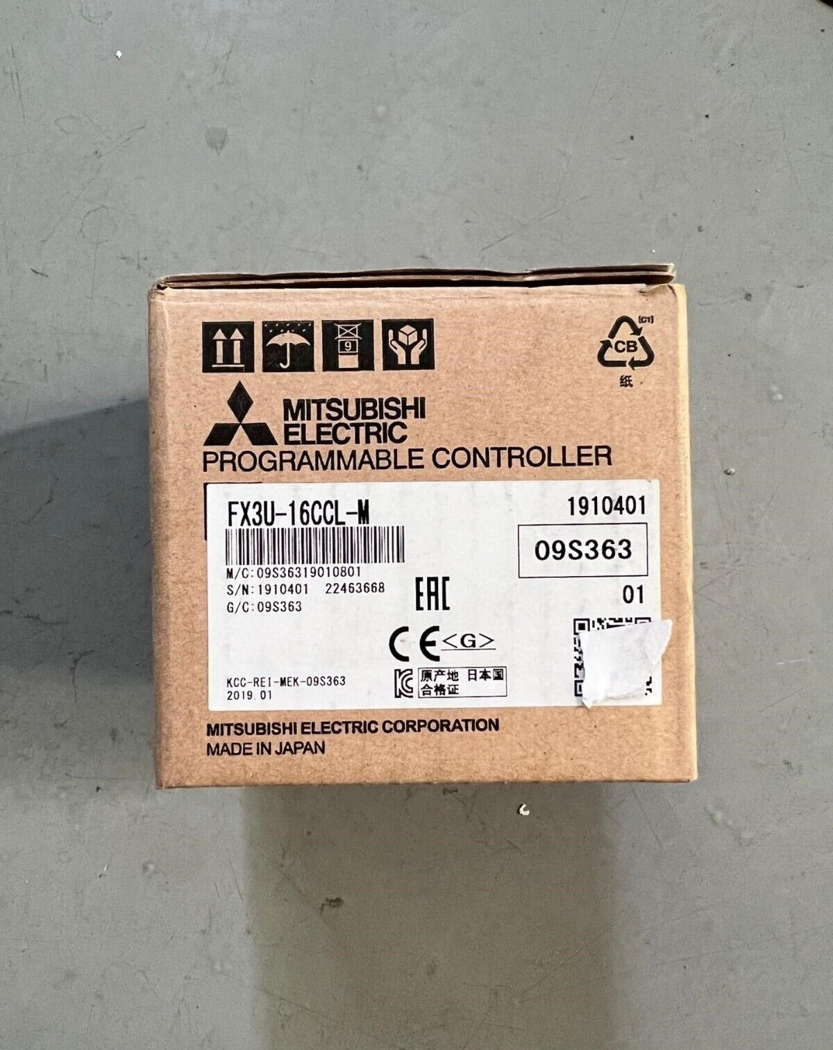 Mitsubishi FX3U-16CCL-M PLC Unit - MITSUBISHI