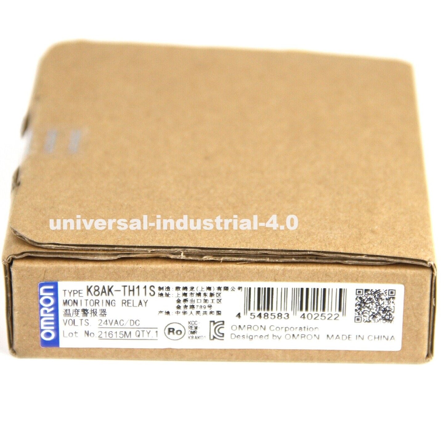 OMRON Temperature Sensor K8AK-TH11S 24V Alarm System AC/DC Compatible - OMRON