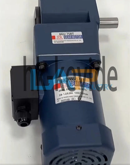 6GU 75RT+6IK200GU-SFT GEAR MOTOR 200W 220/380V 50/60Hz 1.2/0.58A 1350/1550rpm～