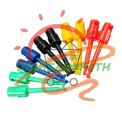 10pcs Large Size Round Single Hook Clip Test Probe for Electronic Testing