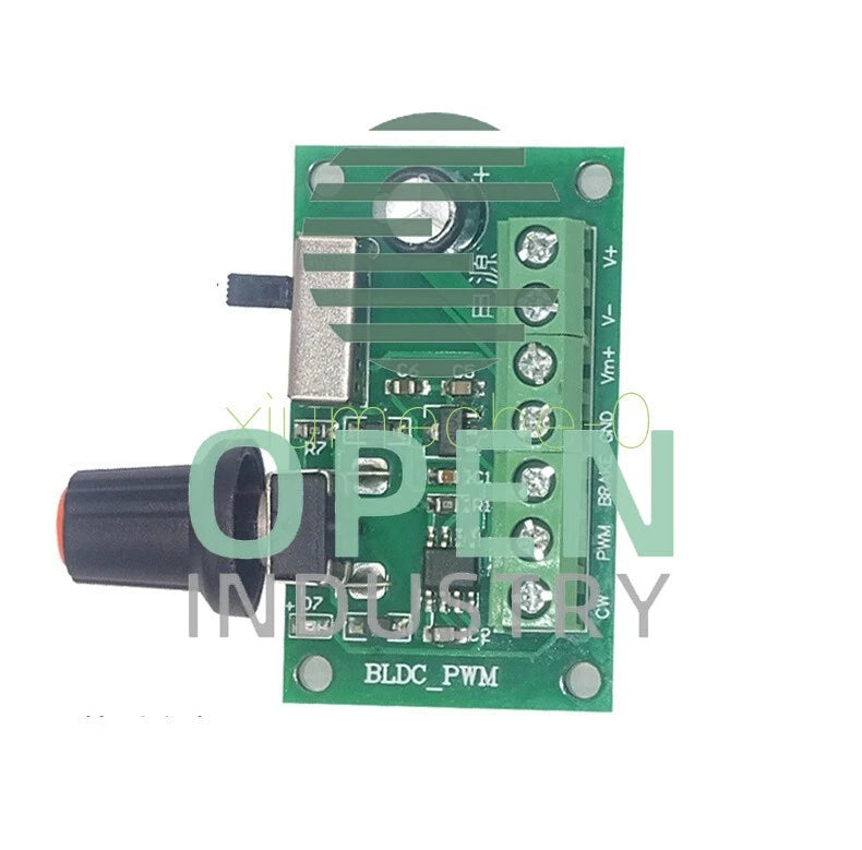 DC 12V/24V Inner Driver Brushless Motor PWM Speed Controller CW CCW Brake