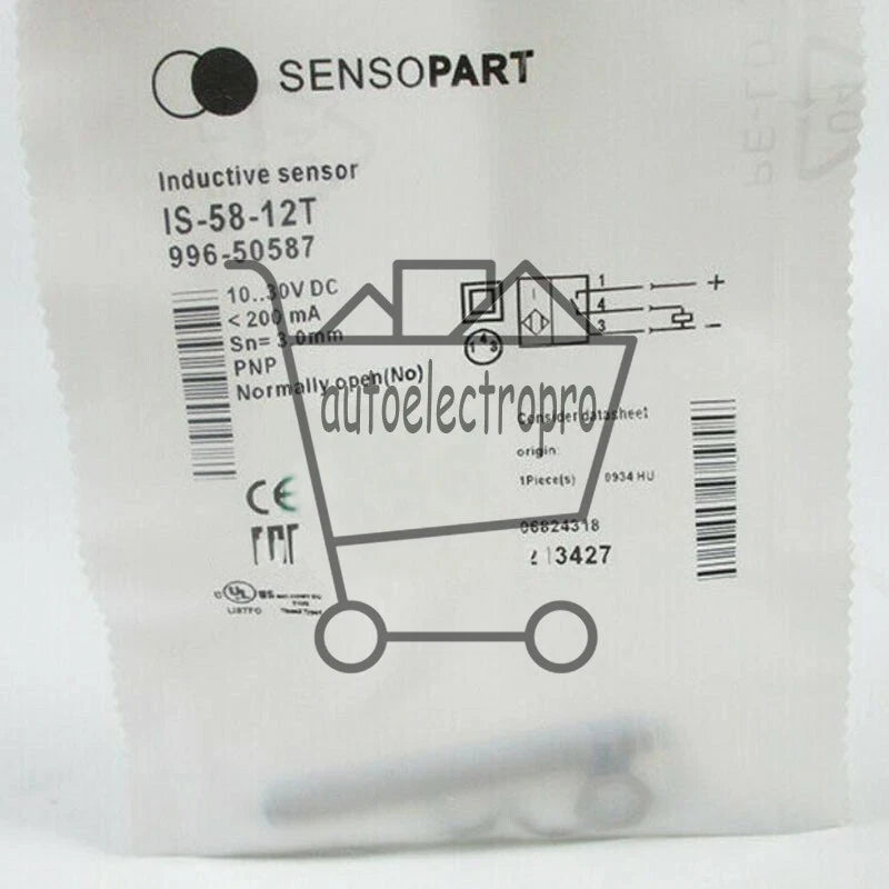 1Pcs FOR SENSOPART IS-58-12T Inductive Proximity Switch Sensor 996-50587