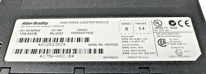used Allen-Bradley 1756-HSC High Speed Counter Module - ALLEN-BRADLEY