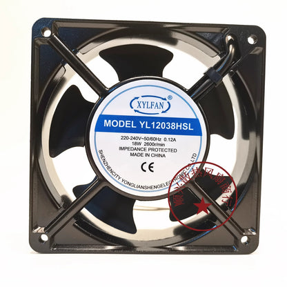 XYLFAN YL12038HSL 220V-240V 0.12A 18W Cooling Fan