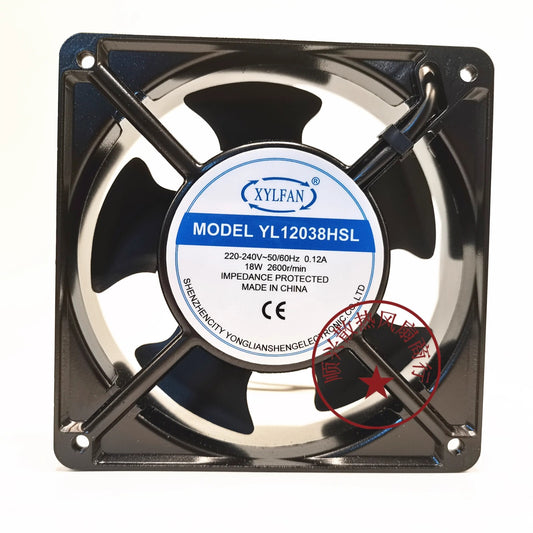 XYLFAN YL12038HSL 220V-240V 0.12A 18W Cooling Fan