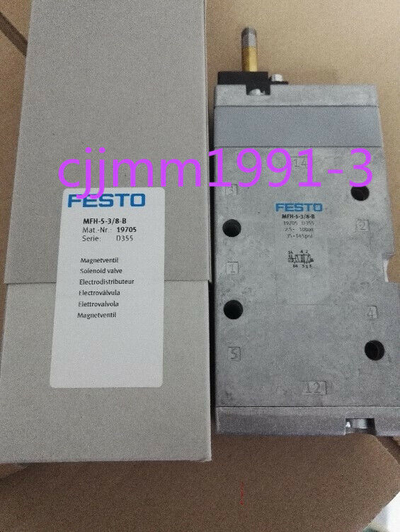 new 1PC FESTO MFH-5-3/8-B 19705 Solenoid Valve