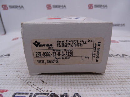 ES-8302-22-CB-H-3-A120 VALVE - Versas Valve - VERSAS VALVES