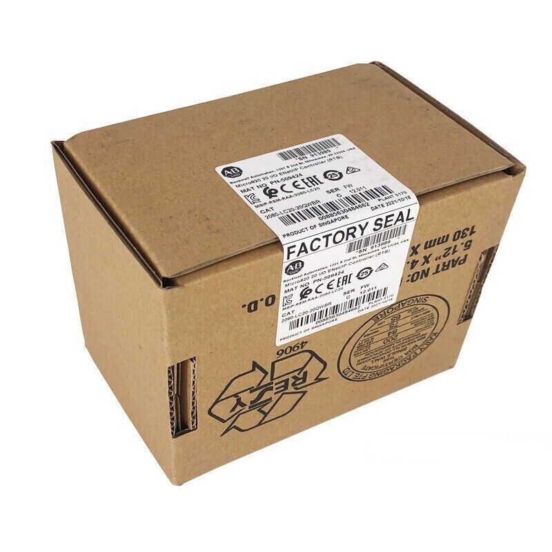 Allen-Bradley Micro820 Controller 2080-LC20-20QWBR | New - ALLEN-BRADLEY