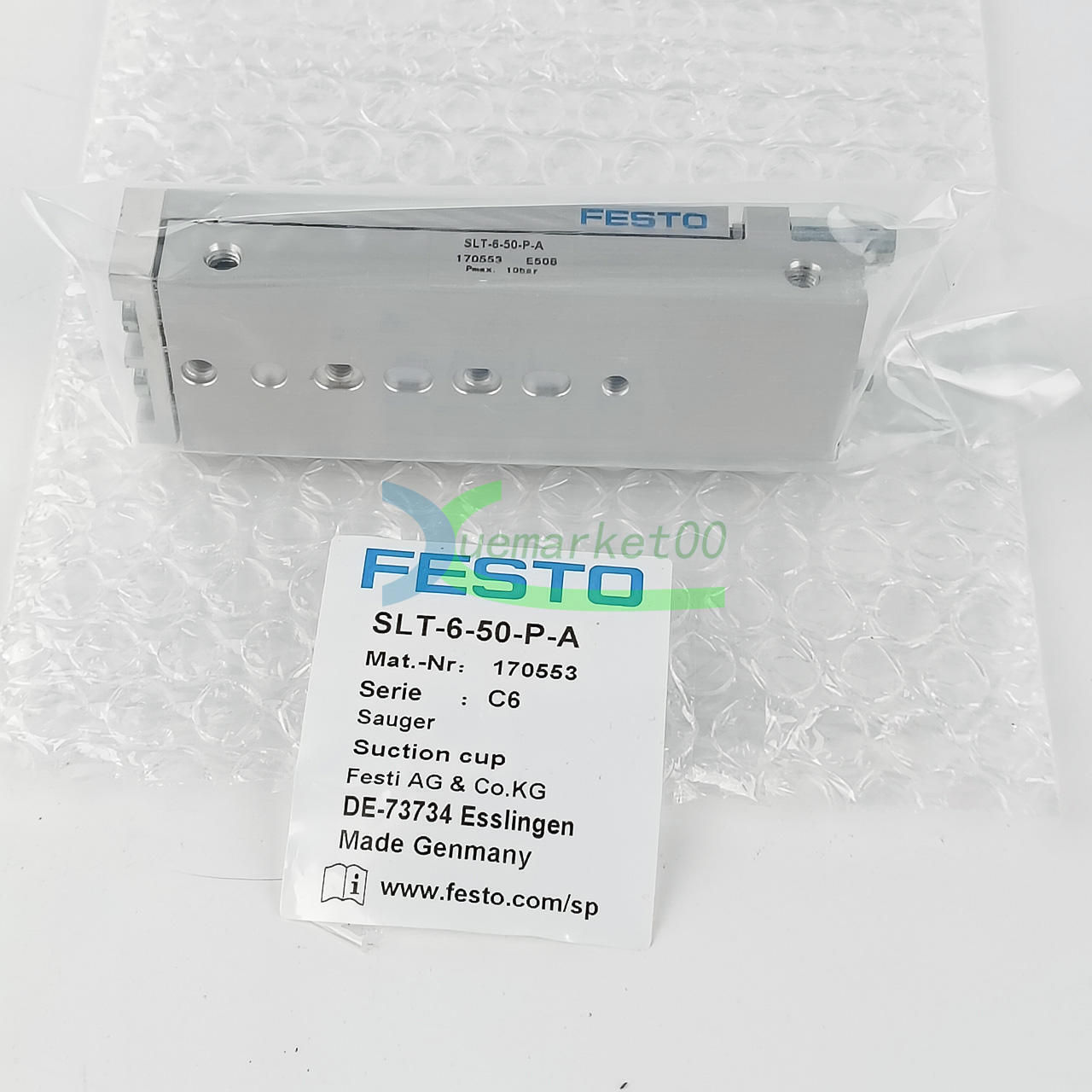 FESTO SLT-6-50-P-A Slide Cylinder – 170553 | Industrial Cylinder Components - FESTO