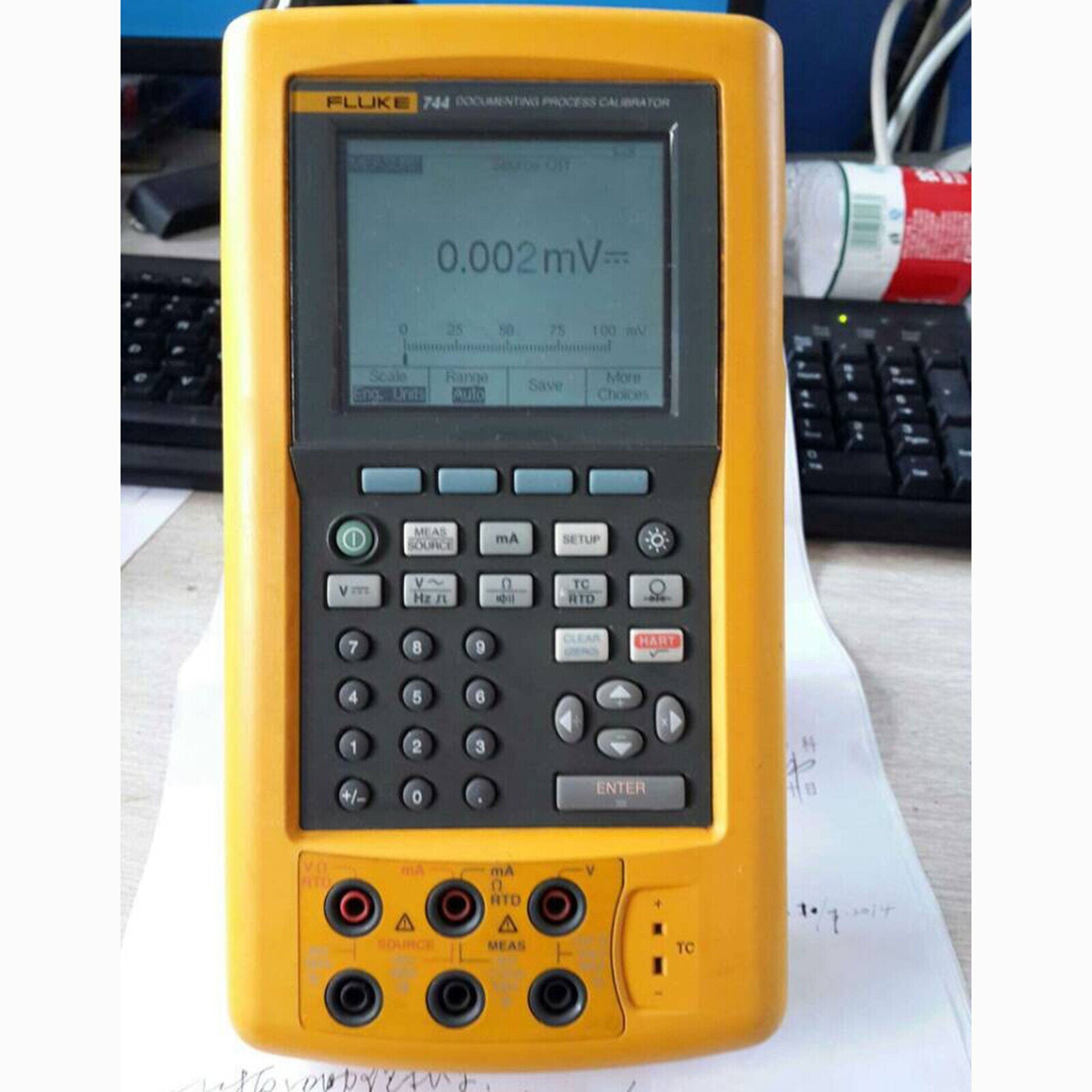 used one  FLUKE 744 Documenting Multifunction Process Calibrator