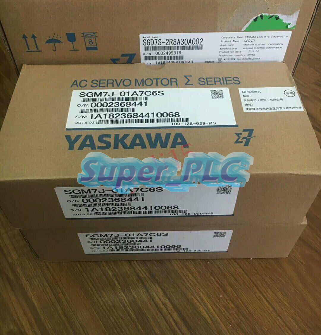 new 1Pcs YASKAWA SGM7J-01A7C6S SERVO MOTOR SGM7J01A7C6S