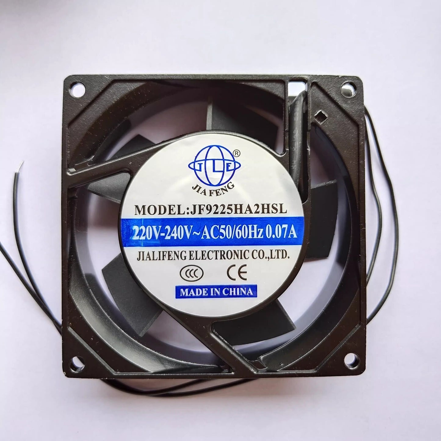 JIA FENG JF9225HA2HSL 220V-240V 0.07A Axial Cooling Fan