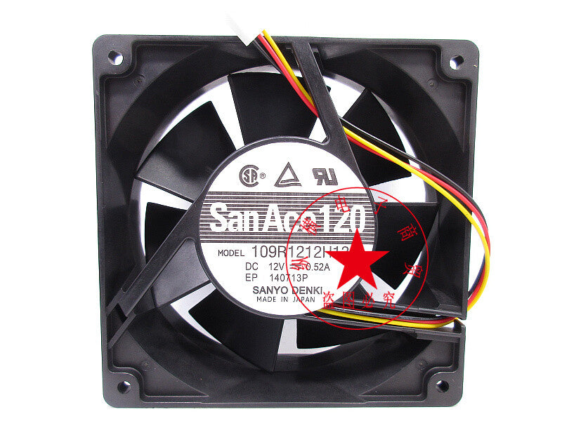 SANYO 109R1212H130 12V 0.52A 12CM 12038 cooling fan