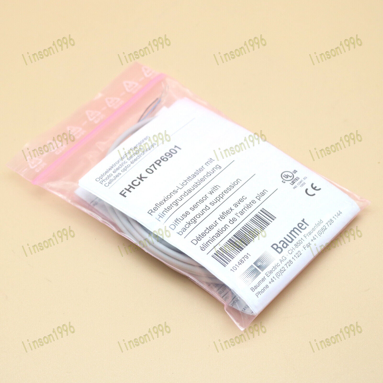 1PC Baumer FHCK Electric Sensor 07P6901 - BAUMER