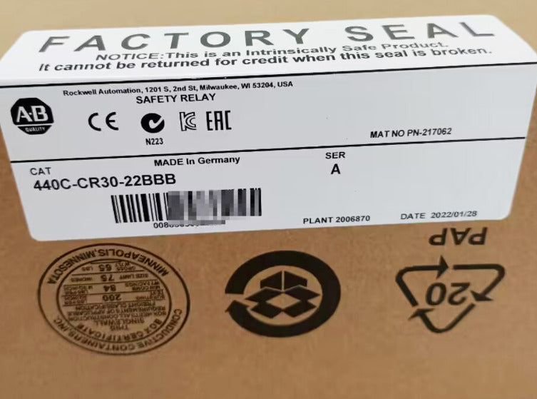 Guardmaster 440C-CR30 Safety Relay New - GUARDMASTER