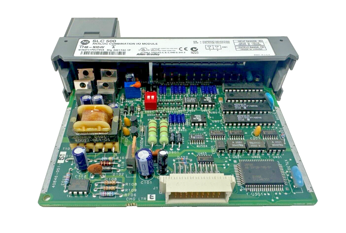 used Allen Bradley 1746-NIO4V Module *No Door* - ALLEN BRADLEY