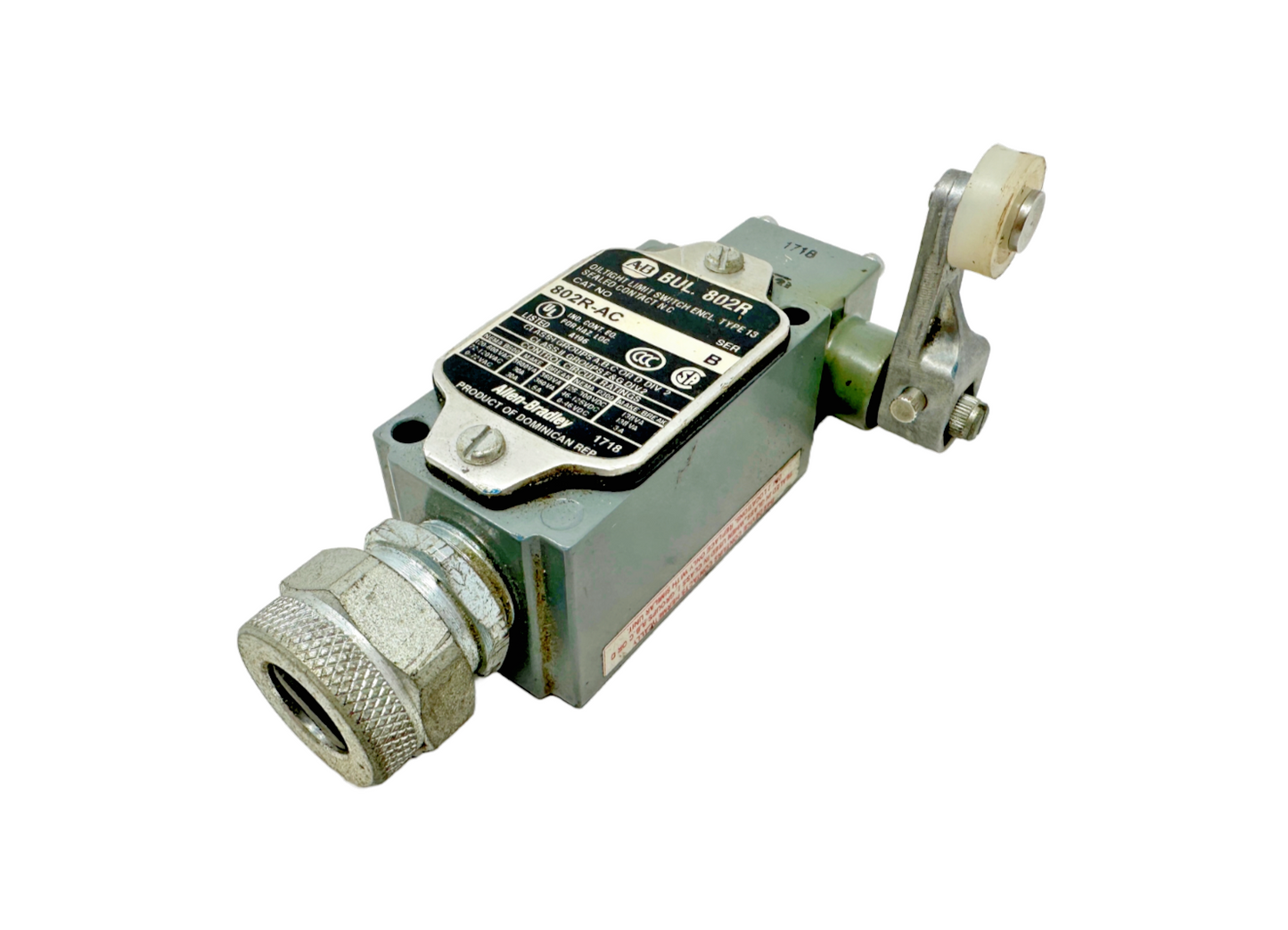 used Allen Bradley 802R-AC Limit Switch - KOEED