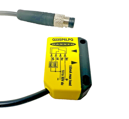 new Banner Q23SP6LPQ Photoelectric Sensor - BANNER