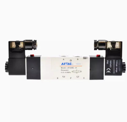 1PCS  AirTAC 4V330E10A 4V330E-10 AC220V Solenoid Valve  Free Ship