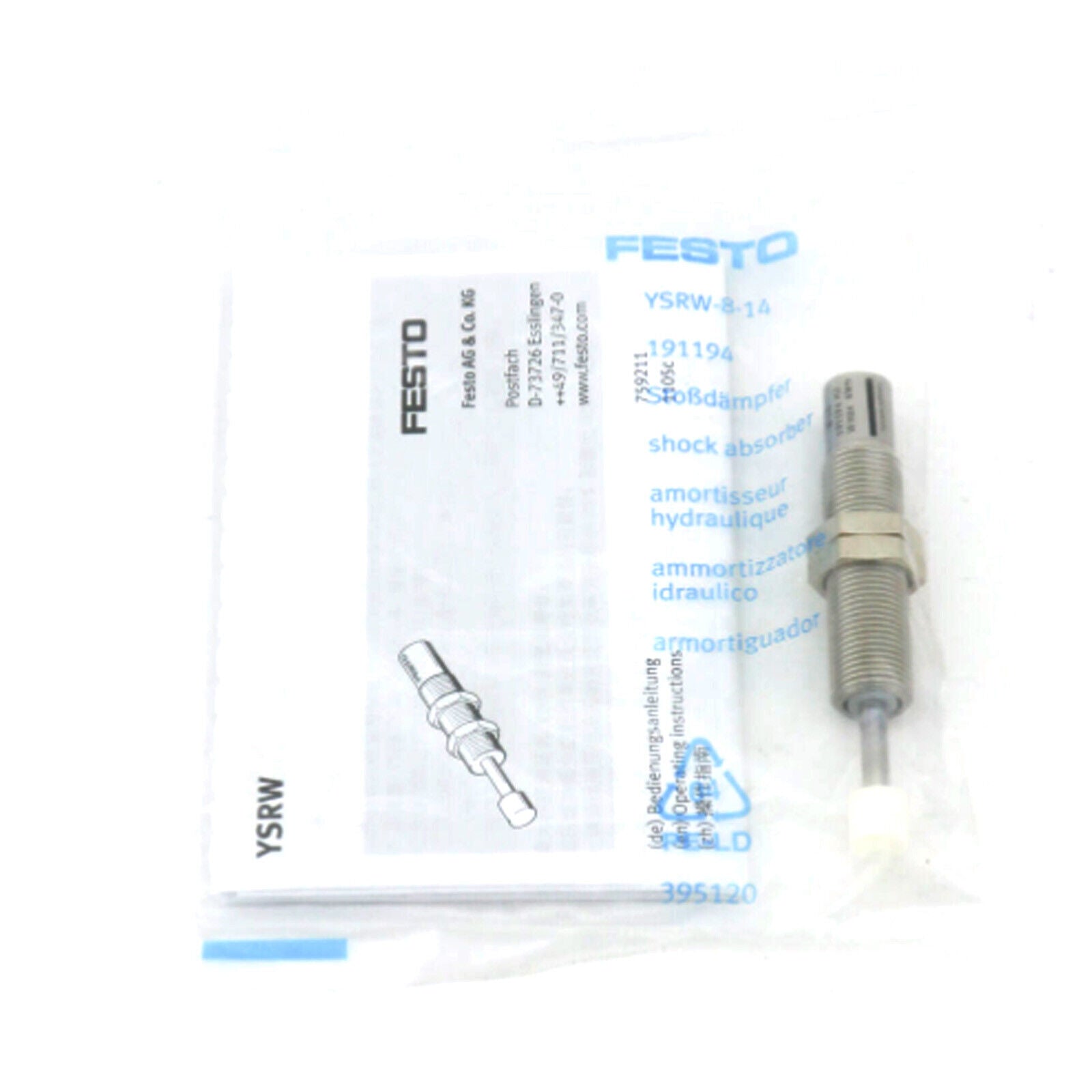 new FESTO YSRW-8-14 191194 Shock Absorber - FESTO