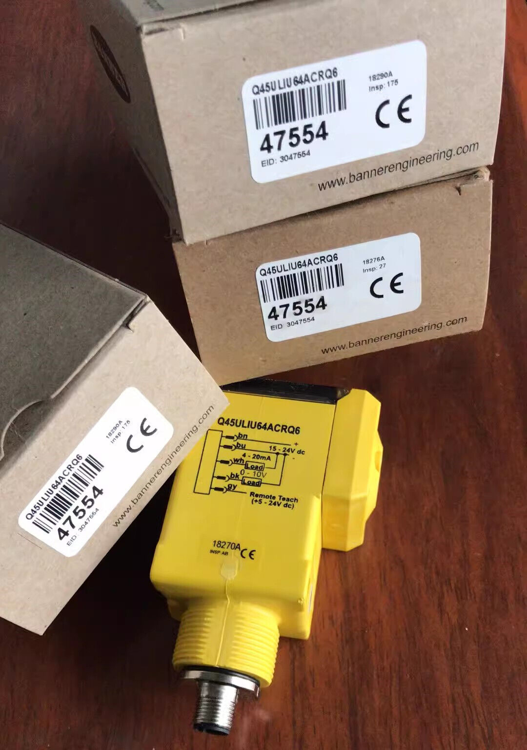 new 1pcs BANNER Q45ULIU64ACRQ6 Ultrasonic Sensor - BANNER