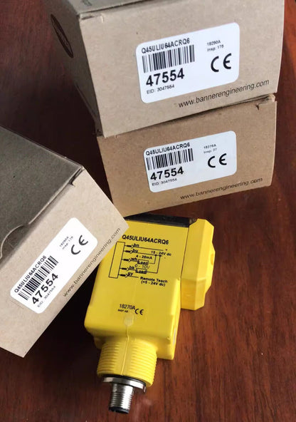 new 1pcs BANNER Q45ULIU64ACRQ6 Ultrasonic Sensor - BANNER