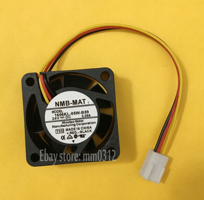 new 1PCS NMB-MAT fan 1606KL-05W-B59 40*40*15mm 4015 24V 0.08A 4cm 3pin