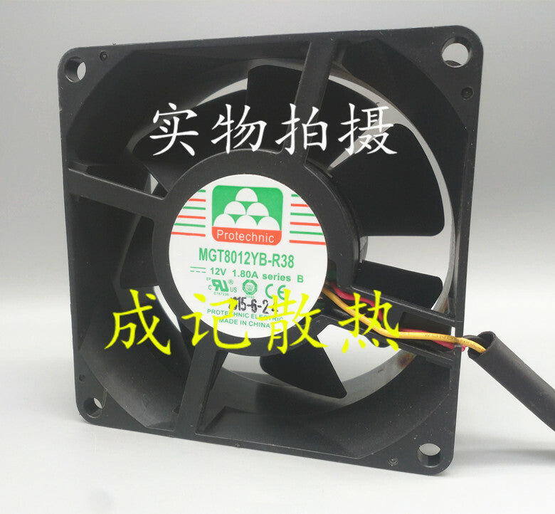 1pcs MGT8012YB-R38 12V 1.80A 3-wire large air volume cooling fan