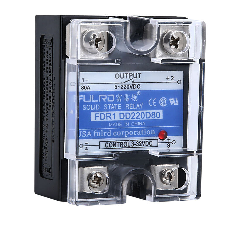 new FULRD single-phase solid state relay DC-DC FDR1 DD220D80 80A SSR-80DD