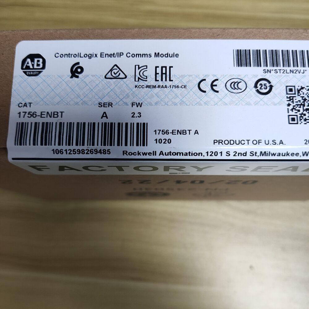 Allen-Bradley 1756-enbt AB SER A EtherNet/IP ControlLogix Module New 1756enbt tx - ALLEN-BRADLEY