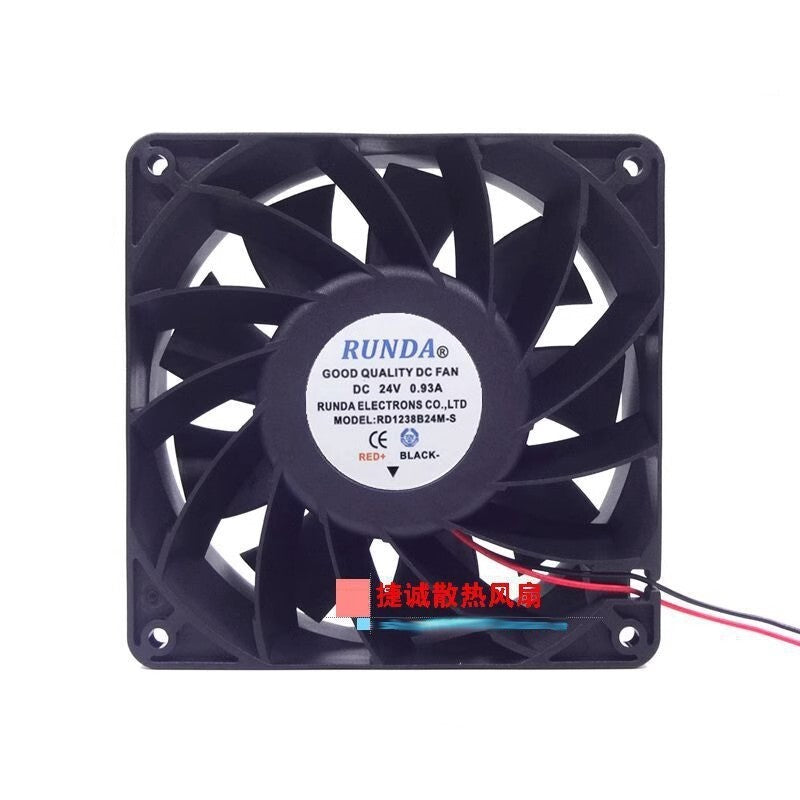 RUNDA RD1238B24M-S 24V 0.93A 12038 12CM High airflow inverter fan