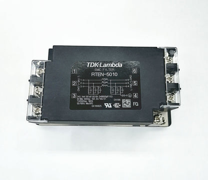 new TDK-Lambda RTEN-5010 RTEN-5010D 3-phase Power Line Filter EMC Filter 10A 500VAC - TDK-LAMBDA