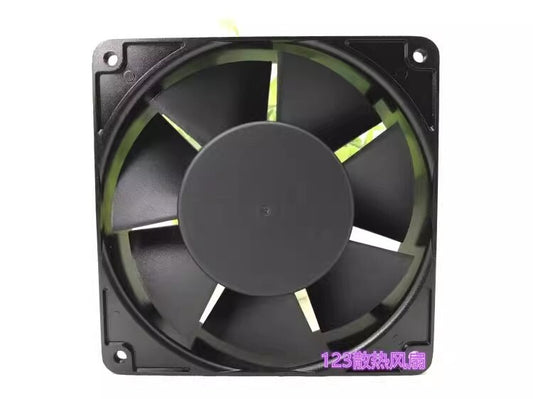 XFAN RAH1278B1-C 12738 AC220-240V 0.12A 12.7CM Thermal Fan with Aluminum Frame