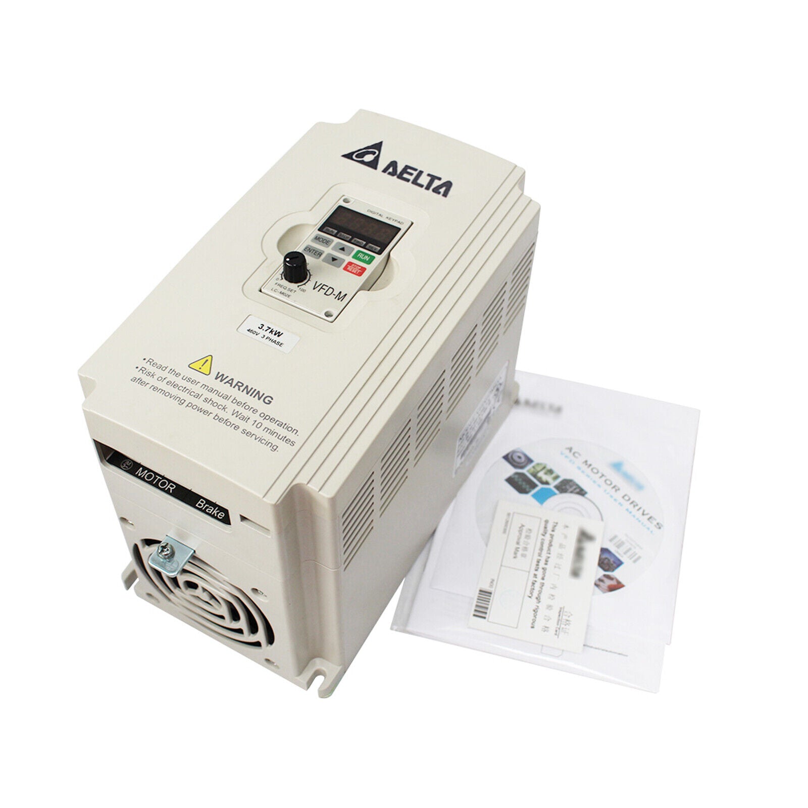 Delta VFD037M43A AC Driver Frequency Converter 3.7kw 380v Plc Module - DELTA