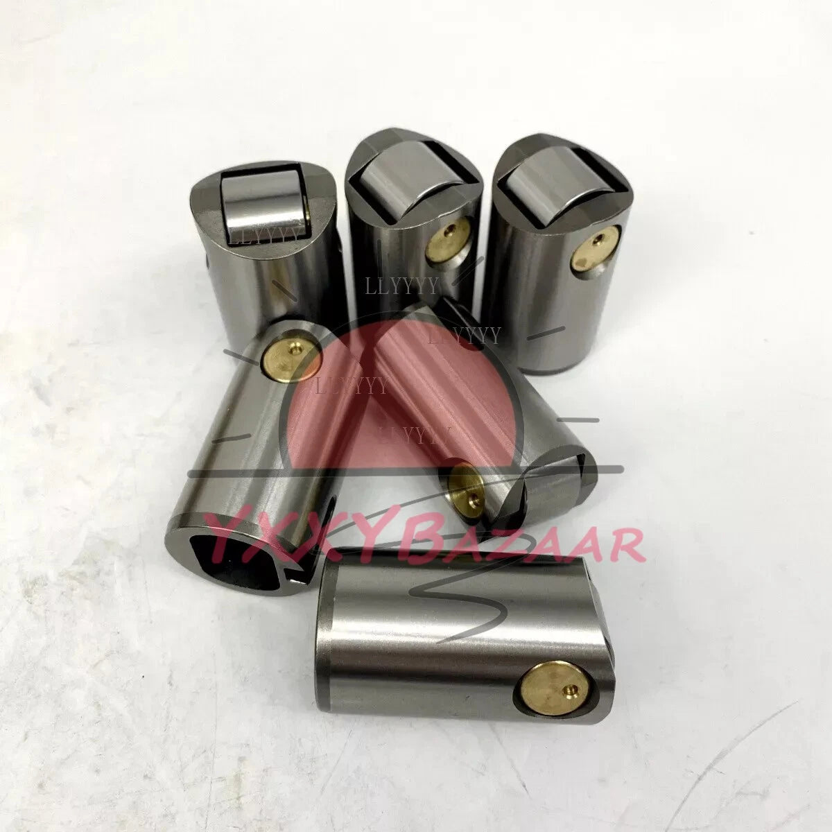 Set of 6 Tappet Valve Cam Followers for Cummins 8.3L 6CT ISC QSL ISL 3965966