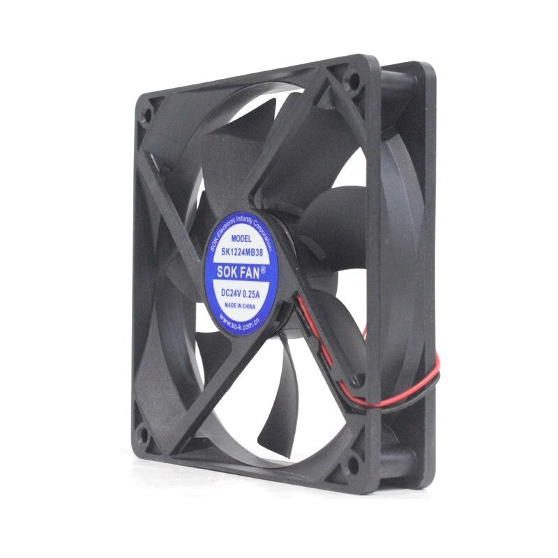 SOKFAN SK1224MB38 12025 24V 0.25A 12cm 2-wire inverter DC cooling fan
